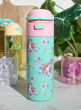 Disney The Little Mermaid Ariel Allover Print Water Bottle, , hi-res